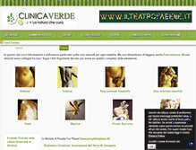 Tablet Screenshot of clinicaverde.it